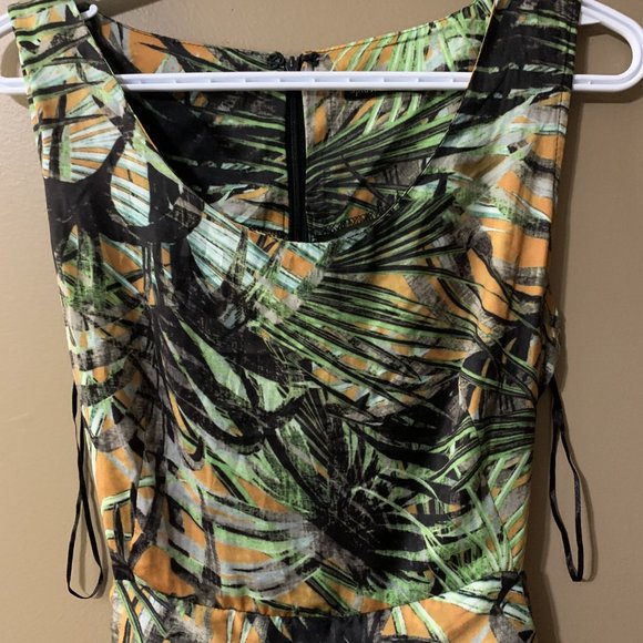 Vacation Style Jungle Print Dress - Picture 2 of 3